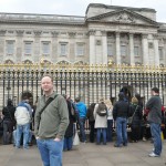 Eric in front of Buckingham Palace