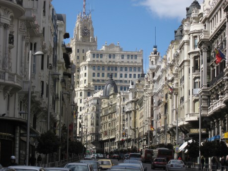 Gran Via - Busiest Street in Madrid