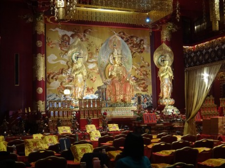 The "main" buddah in the temple